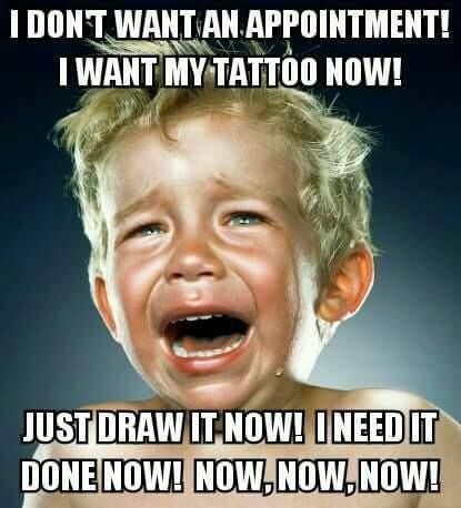 Aggregate 59 tattoo appointment meme super hot  incdgdbentre